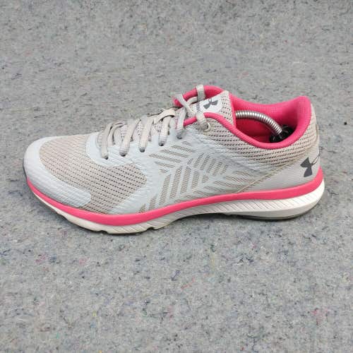 Under Armour Micro G Press TR Womens Size 9 Shoes Pink Gray Training Sneakers