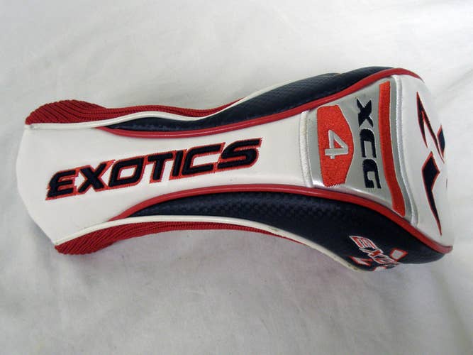 Tour Edge Exotics XCG4 Driver Headcover (Red/White) Golf Club Cover