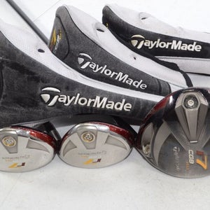TaylorMade r7 cgb MAX 10.5* Driver, 3 and 4 Hybrids Set RH Stiff Flex  #170039