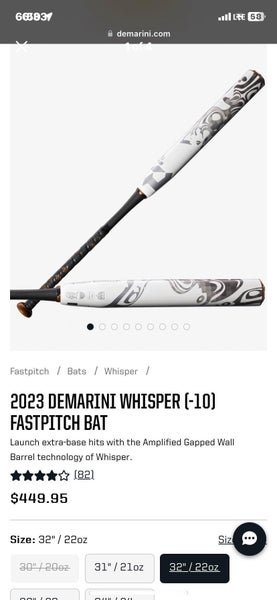 2023 DeMarini Whisper -10