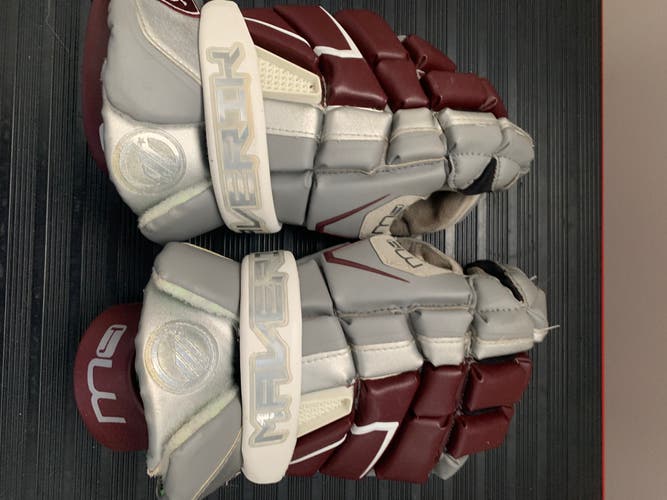 Used Maverik M4 Lacrosse Gloves 13"