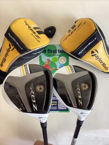 TaylorMade RBZ Stage-2 Fairway Woods Set 3 & 5 With Ladies Graphite Shafts