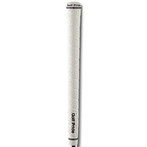Golf Pride 2G Tour Wrap Golf Grips Tacky Classic Rubber - STANDARD - WHITE
