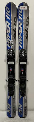 Used Kid's Elan 110cm Hyper Skis With ESP 4.5 Bindings (SY1691)