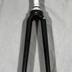 Specialized(?) Carbon 700C Fork 240mm Tapered Steerer Black Fast Shipping