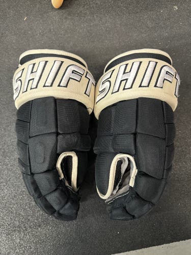 Used 14" Shift Classic 4 roll Hockey Gloves