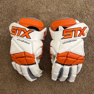 Used  STX 13" Surgeon Lacrosse Gloves Syracuse University