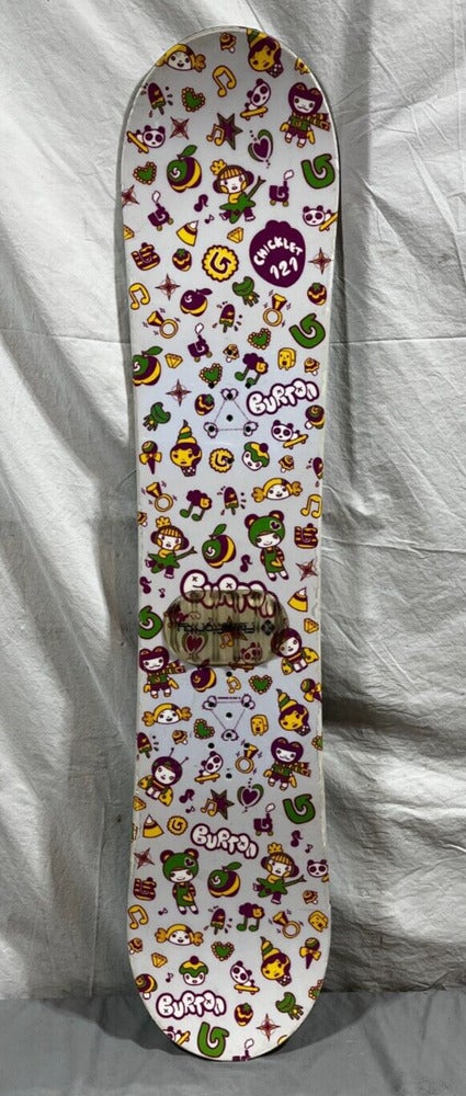 Burton Chicklet 121cm Twin Tip All Mountain Girls Snowboard Deck