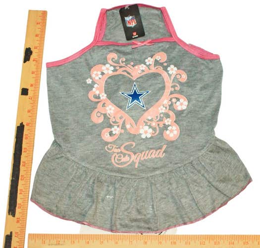 Vintage Dallas Cowboys NFL Tank Top Tee Dog Large - Pet Heart Jersey Dress 2015