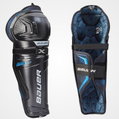 New Bauer 15" X Shin Pads
