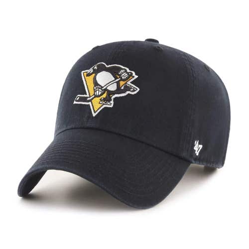2024 Pittsburgh Penguins '47 Brand NHL Black Cleanup Hat