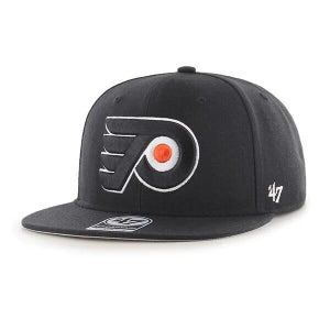2024 Philadelphia Flyers '47 Brand NHL Vintage Black No Shot Captain Hat RARE