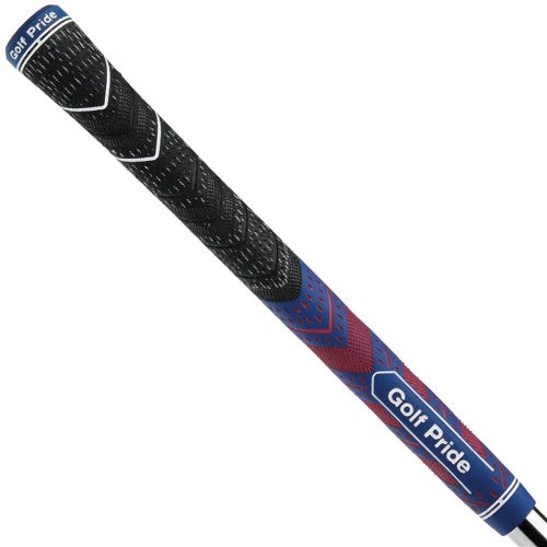 Golf Pride New Decade MCC Teams PLUS 4 Golf Grips - Navy / Red - MIDSIZE