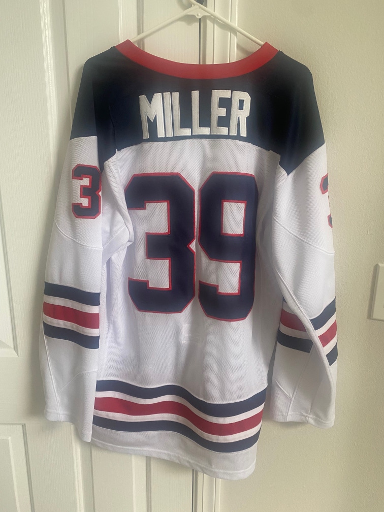 Team USA Goalie Ryan Miller Olympic Jersey (Size Medium)