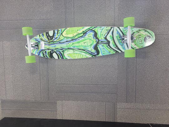 Used Yocaher Green Long Long Longboards