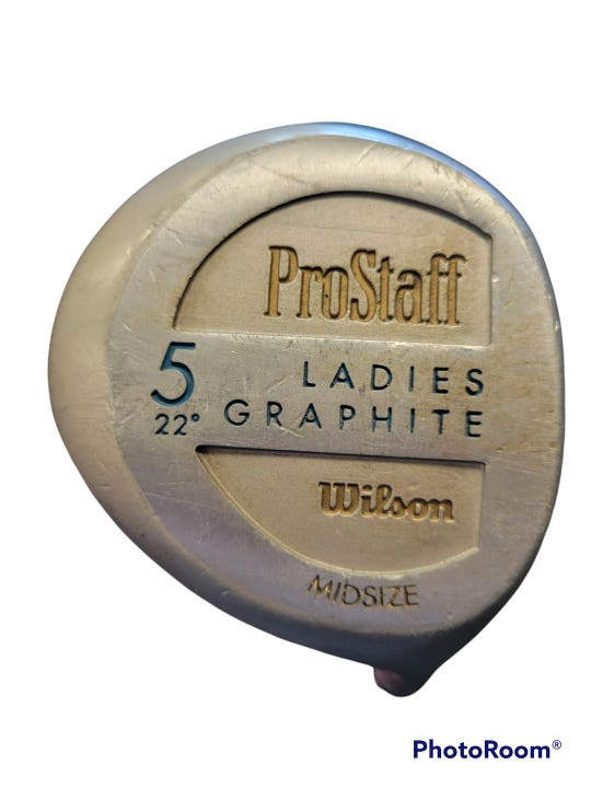 Used Wilson Pro Staff 5 Wood Ladies Flex Graphite Shaft Fairway Woods