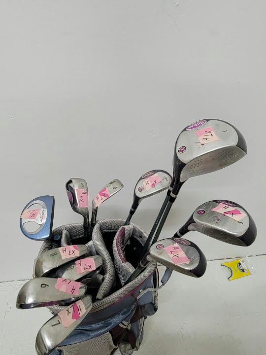Wilson Hope LX Golf Package Set 11-Piece Starter Breast Cancer Awareness +  Bag