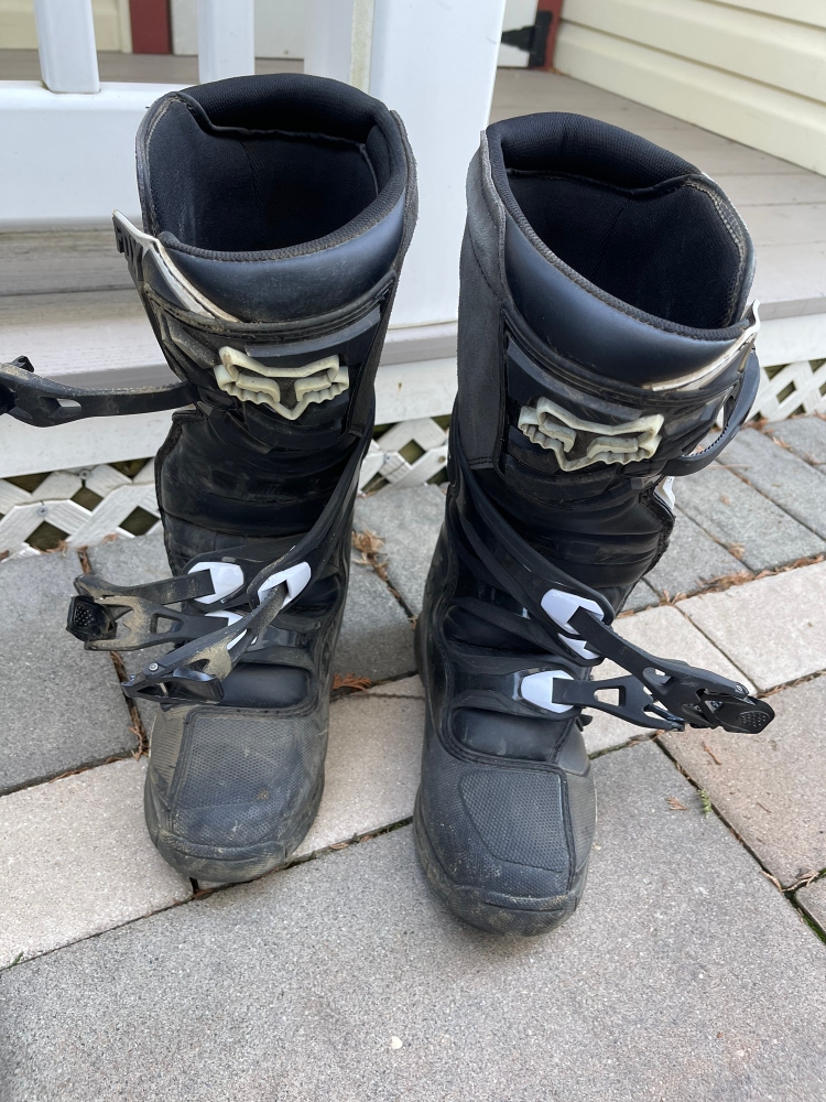 Black Men's  Fox Comp 3 Boots. (Youth 8)