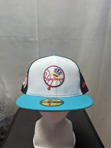 NWS New York Yankees Sugar Skull Pin 59fifty 7 3/4 MLB