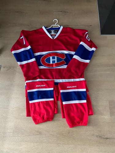 Used Montreal Canadiens Hockey Jersey and Socks