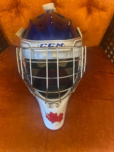 Used CCM Pro Stock GFL Pro Goalie Mask Sr L