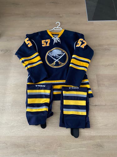 Used Buffalo Sabres Hockey Jersey and Socks