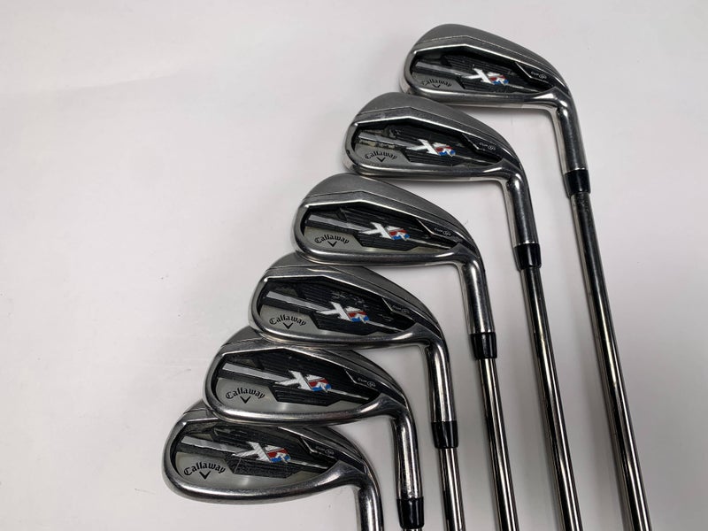 Callaway XR Iron Set 5-PW UST Mamiya Recoil 660 F3 Regular Graphite Mens RH