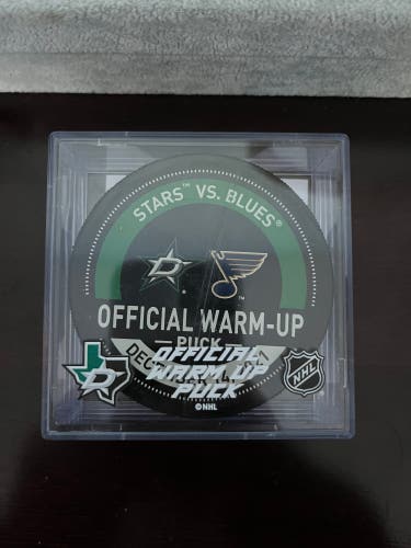 Dallas Stars Official Warm Up Puck