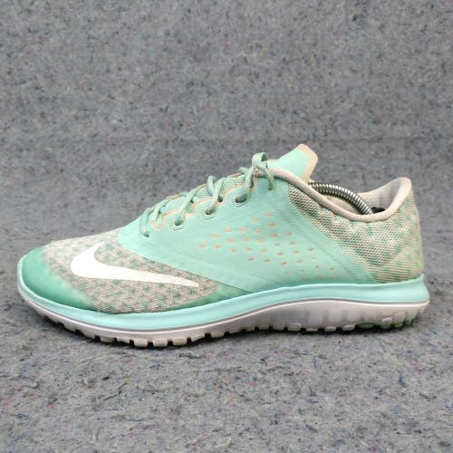 Nike FS Lite Run 2 Womens Running Shoes Size 8.5 Sneakers Green 704881-302