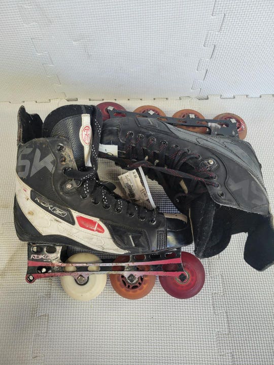 Used Reebok 5k Inline Hockey Skates Senior 8 Roller Hockey Skates