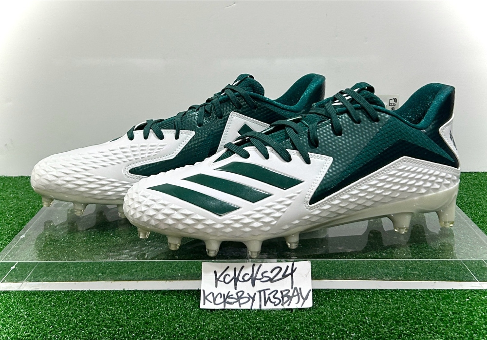 Adidas Freak x Carbon Football Cleats Green White size 11 Mens CG4380 low