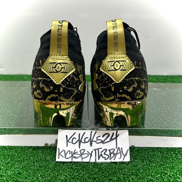 Under Armour Spotlight Lux Suede 2.0 Black Cleats 3024251  display picture 1