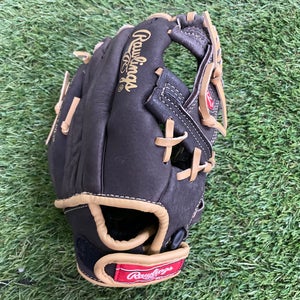 Brown Used Rawlings Highlight Series Right Hand Throw Baseball Glove 10.5"
