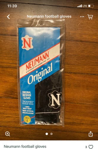 Black Adult Large Adams Gloves