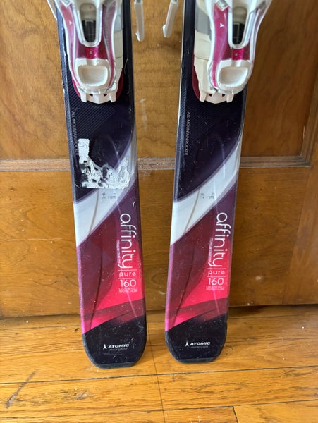 Atomic Affinity Pure 154cm 122-78-101 Rocker Skis Adjustable 