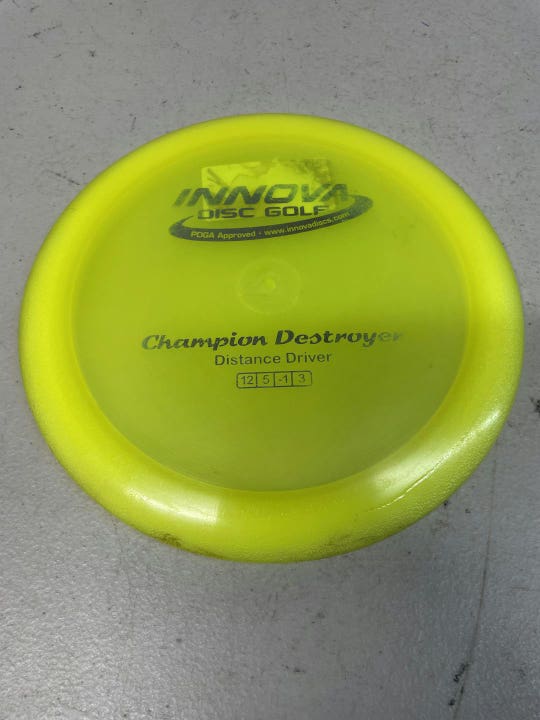 Used Innova Champ Destroyer 169g Disc Golf Drivers