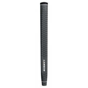 Lamkin Deep Etched Paddle Putter Grip - Classic Rubber Putter Grip - GRAY
