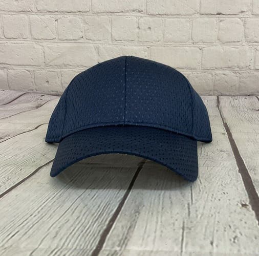 OC Sports Adult Unisex Blank Mesh OSFM Navy Strapback Cap Hat New