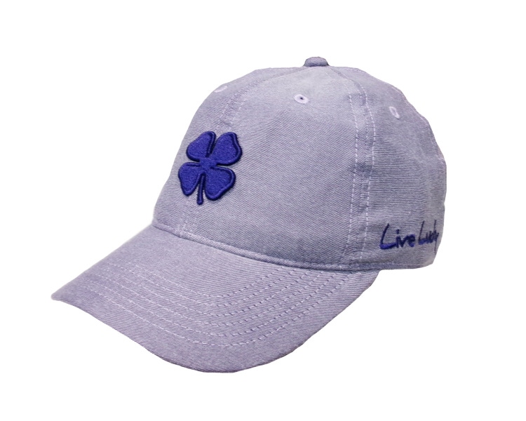 NEW Black Clover Live Lucky Soft Luck 7 Purple Adjustable Golf Hat/Cap