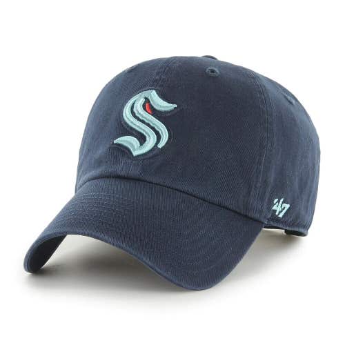 Seattle Kraken '47 Brand NHL Clean Up Adjustable Strapback Hat