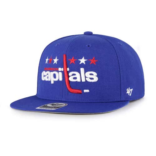 2024 Washington Capitals '47 Brand NHL Vintage Blue No Shot Captain Hat RARE