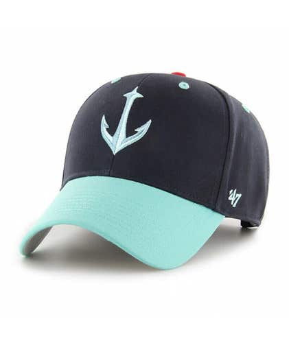 Seattle Kraken '47 Brand NHL MVP Adjustable Snapback Hat