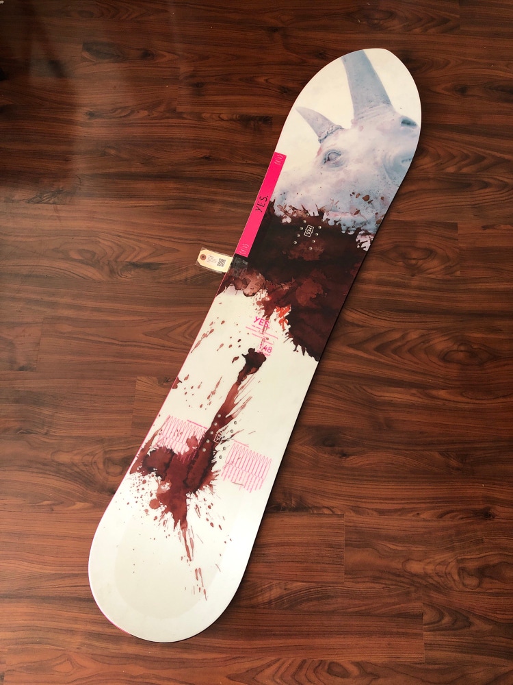 New 148cm YES Verge of Extinction Snowboard Without Bindings