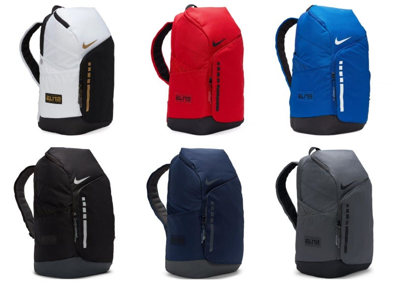 Nike Hoops Elite Pro Backpack 32L DX9786 Basketball Black Royal Red White Gray
