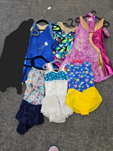 New Figure Skating Dress & Practice Wear Lot