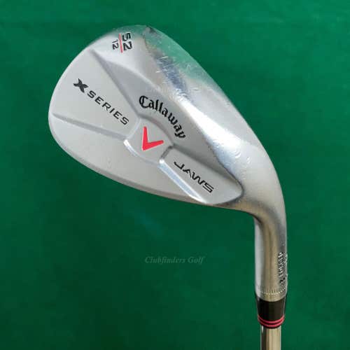 Callaway X Series Jaws Forged Chrome 52-12 52° Gap Wedge Factory Steel