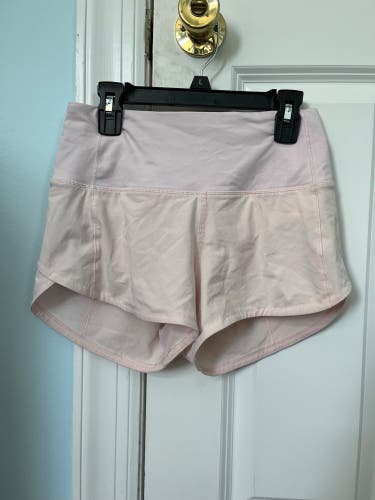 Lululemon Speed Up Shorts Size 2 pink