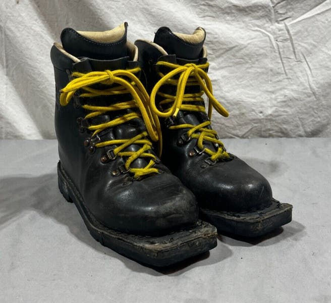 アゾロ ASOLO EXTREME PLUS エクストリーム プラス 3ピン テレマーク スキー 革靴 UK7 Asolo Extreme 3-Pin 75mm Black Leather Telemark Ski Boots EU
