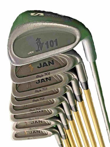 Dunlop JAN Style 701 Iron Set 3,5-PW,SW Ladies Graphite 5i/36.5" Great Grips RH