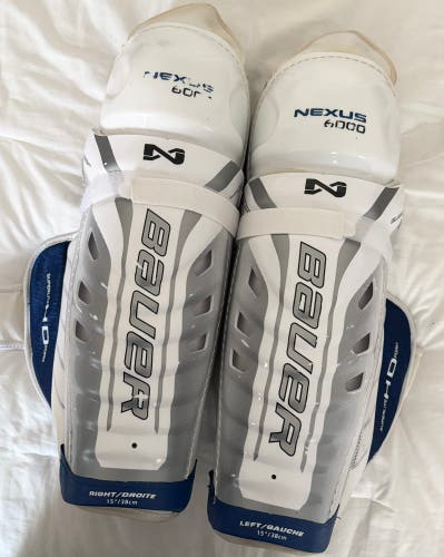 Bauer 15" Nexus 6000 Shin Pads